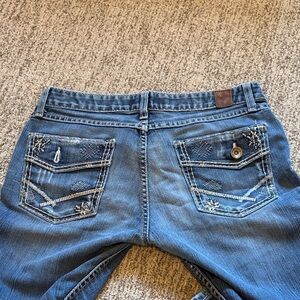 Elegant Blue Boot Cut Women's Jeans